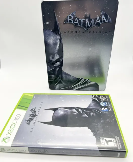Batman Arkham Origins Steelbook (Microsoft Xbox 360) w/ Case GREAT Shape + EXTRA