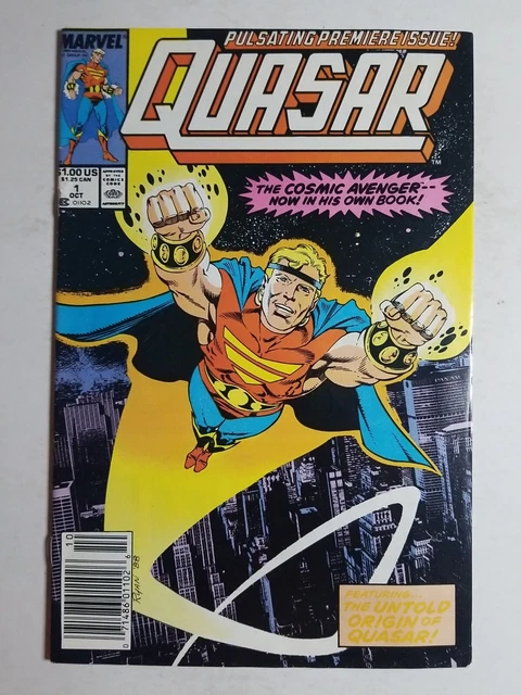 Quasar (1989) #1 - Very Good - Newsstand variant