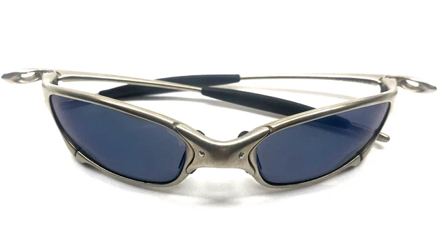 RARE OAKLEY X-METAL JULIET SUNGLASSES Plasma Frames Ice Iridium Polarized Lenses