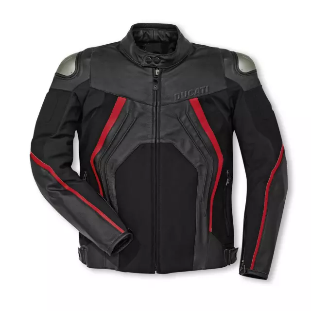 2024-STYLISH DUCATI Biker Motorbike Leather Jacket Men Motorcycle Racing Jacket