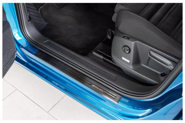 Inox Totale Exclusivité Seuils de Porte pour VW Touran 2 5T R-Line À Année Fab.