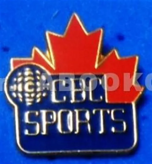 CBC Radio SPORTS MEDIA Lapel Pin Canadian Broadcasting Corporation