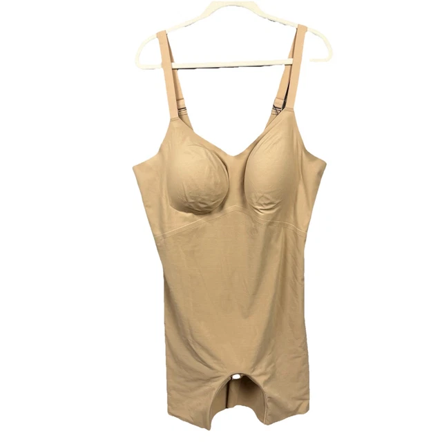 honeylove-women-s-2x-mid-thigh-shaping-superpower-bodysuit-sand-nwt-41