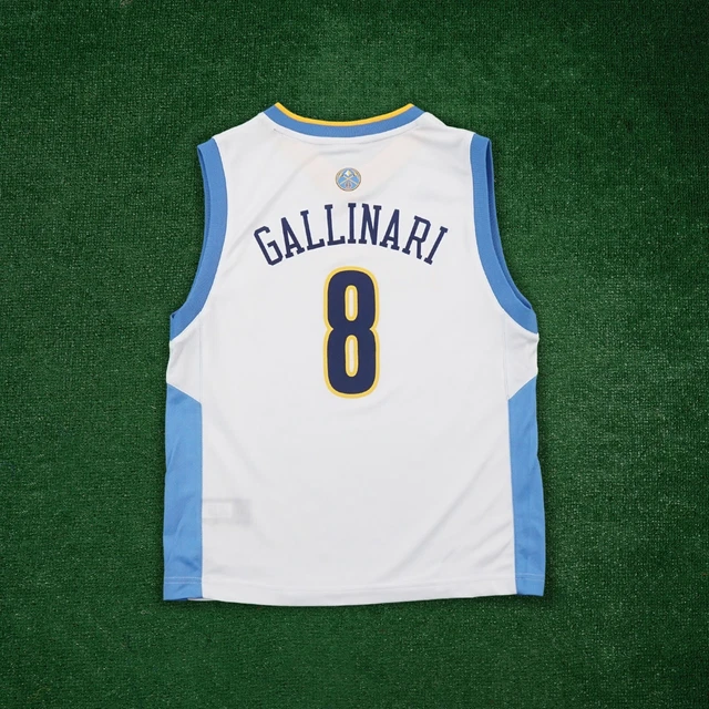 Denver Nuggets #8 Danilo Gallinari Blue Rainbow Swingman Throwback Jersey on sale,for Cheap,wholesale from China