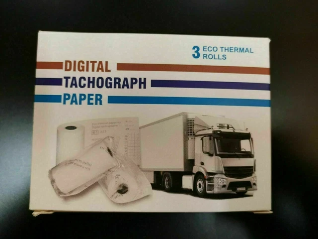 Rotoli Carta Per Tachigrafi Digitali Lampa - 3 Rotoli Da 8 Metri, Omologati E1 223 - Foto 8