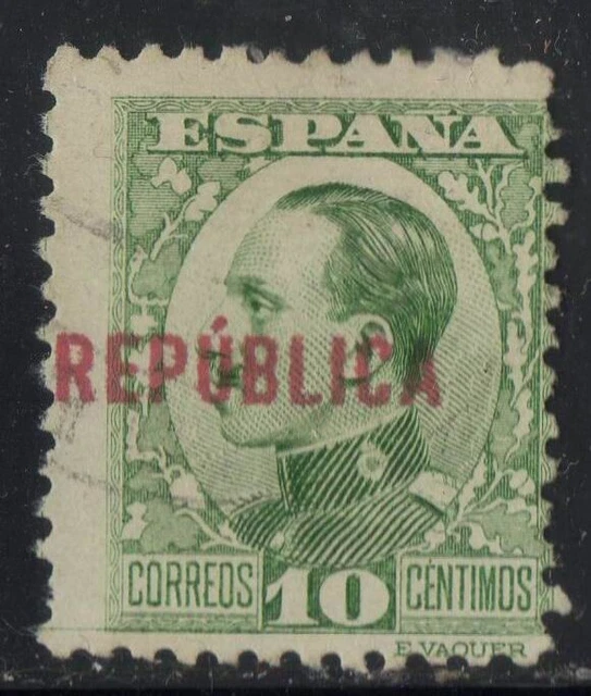 ESPAGNE !  Timbres anciens surcharges émission républicaines de Valence de 1931