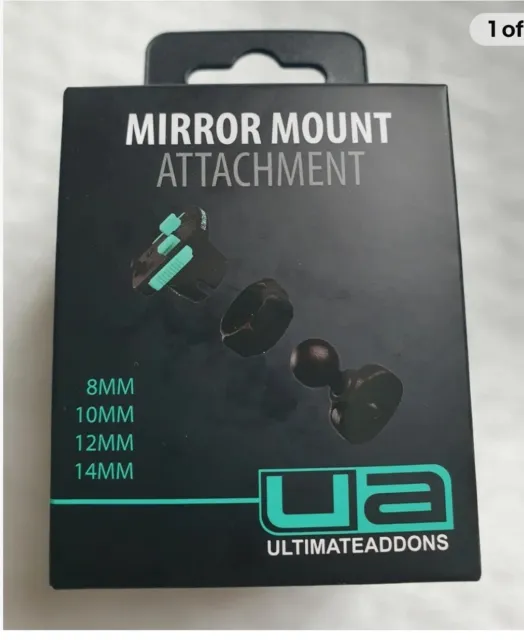 Ultimateaddons Motorcycle Bike Mirror Accessory Bar 8-14mm Mount 3 Prong