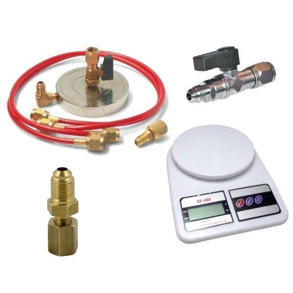 Mastercool Valvola Adattatore Per Bottiglia Gas Refrigerante R600a - Monouso SKL