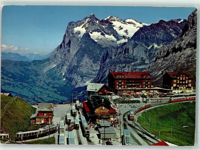 39494650 - Kleine Scheidegg Wengen Wetterhorn Bergbahn Bahnhof Bern BE, Berge,