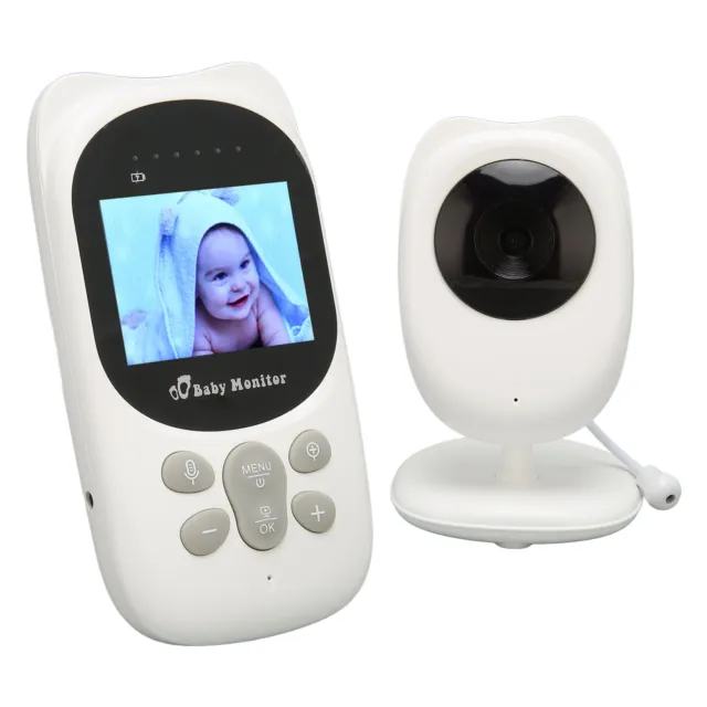 Baby Monitor 2.4in LCD Display Camera Set Two Way Talk Night View Wireless L HB0