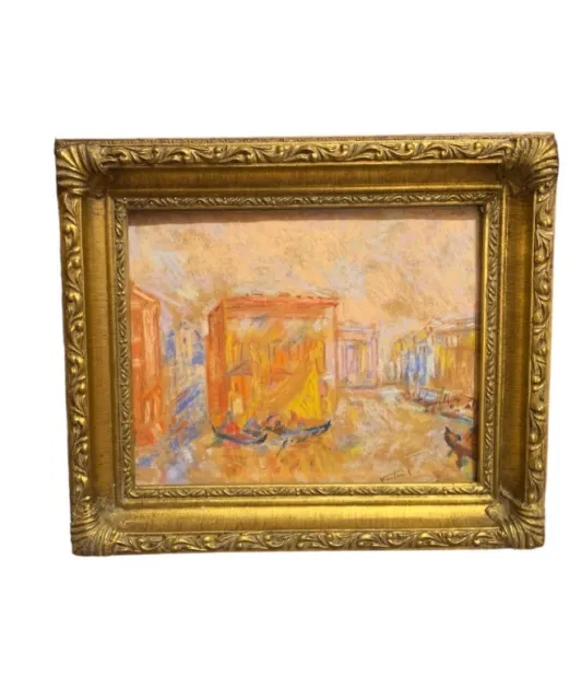 Beautiful Original Impressionistic Late 19th Early 20th C French Painting 1643
