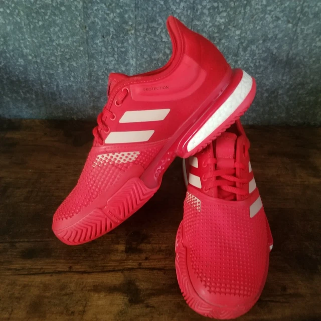 ADIDAS SOLECOURT BOOST Clay Tennis Shoes G26293 Black White Men s 7 No Box 59.99 PicClick