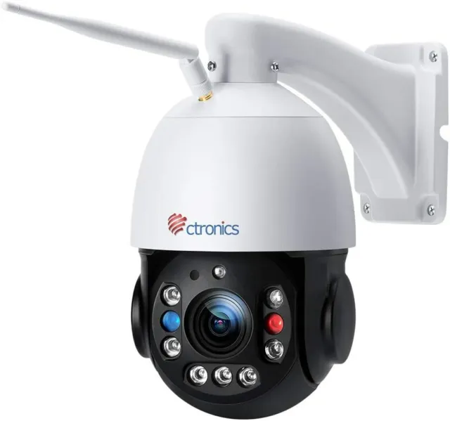 Ctronics Large PTZ Camera Security Camera Outdoor - 5MP 30X Optical Zoom