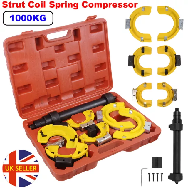 Macpherson Strut Spring Compressor Kit Interchangeable Fork Coil Extractor Tool