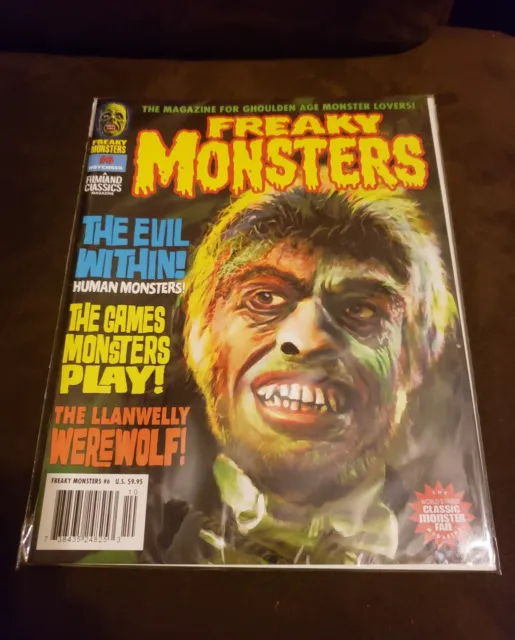 Freaky Monsters # 6 still publisher sealed w/ monster postcard Uncirculated