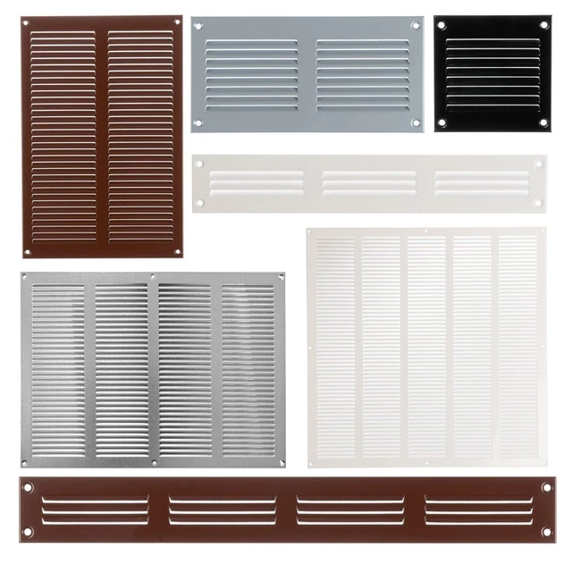 AIR VENT GRILLE with Fly Screen Exhaust Supply Air Wall Vent Cover