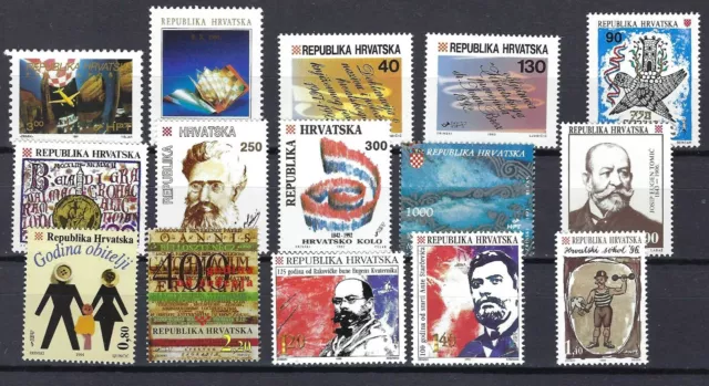 Kroatien Lot 1991 - 1996 postfrisch (mnh)