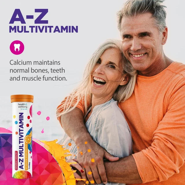 AZ MULTIVITAMIN ORANGE Flavour Effervescent Tablets High Strength