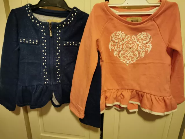 Pacchetto Ragazze Età 3-4 Anni Giacca Arabella & Addison Cotone + Maglione Pullover
