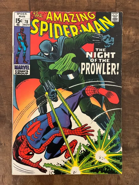 Amazing Spider-Man #78 1st Appearance Prowler. Marvel 1969