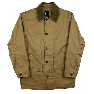 VTG GAP CHORE BARN Coat Jacket Corduroy Collar Medium Quilted Insulated Workwear