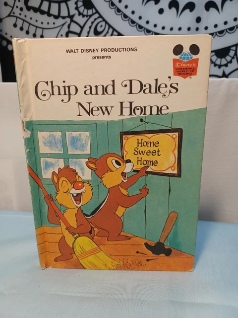 Chip And Dale's New Home 1979 Disney's Wonderful World Of Reading