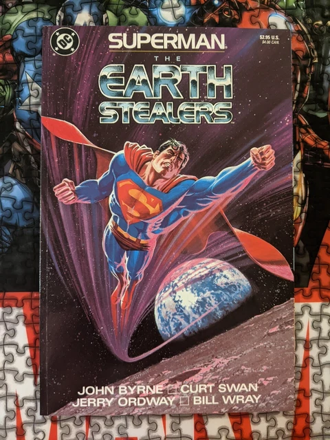Superman The Earth Stealers #1 One-Shot 1988 Prestige Dc Comics (12G) 2