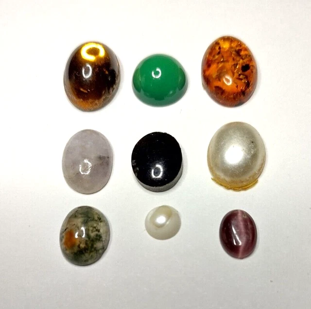 21ct Mixed Loose Cabochon Gemstones