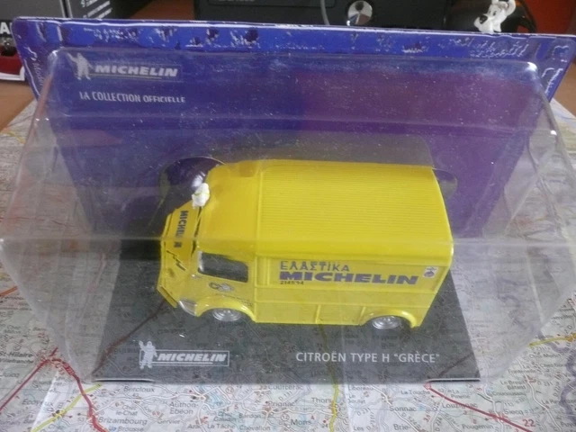 Ixo Altaya 1/43 – Citroën HY Matelassier 1968 – Bleu/blanc – Occasion Boîte Fêlée