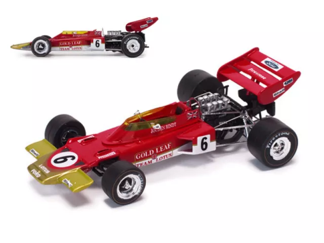 Model Car formula 1 F1 Scale 1:43 Quartzo Lotus 72D Rindt 1970 vehicles