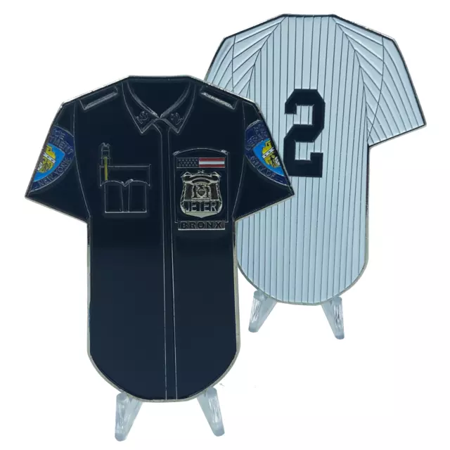 G-006 Derek Jeter NY Yankees inspired NYPD Challenge Coin G-006 Derek Jeter NY Yankees inspired NYPD Challenge Coin