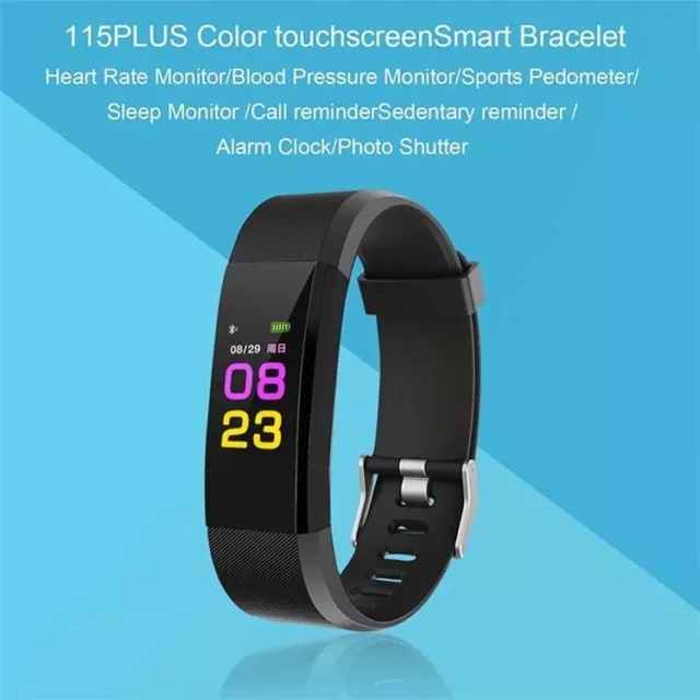 ID115Plus BT Smart Watch Wristband Bracelet Pedometer Sport Fitness Tracker 2