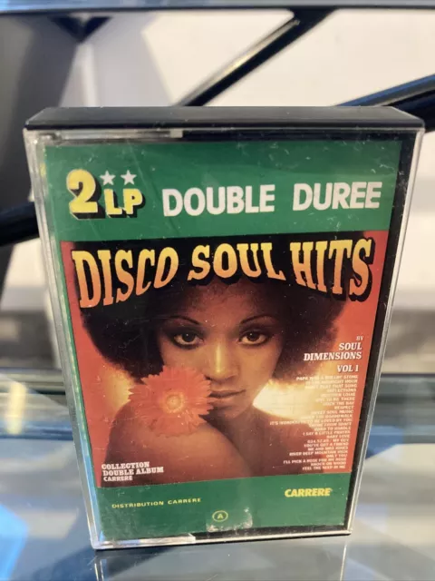 Rare Cassette K7 Audio Tape Mc - Soul Dimensions - Disco Funk Soul Hits  1- 1977