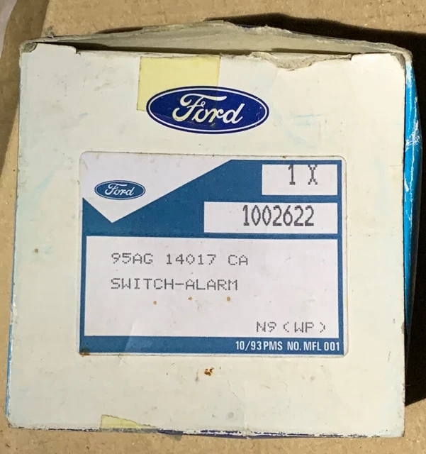 FORD ESCORT MK6/7 New Genuine Ford alarm switch 1002622 £7.80 PicClick UK