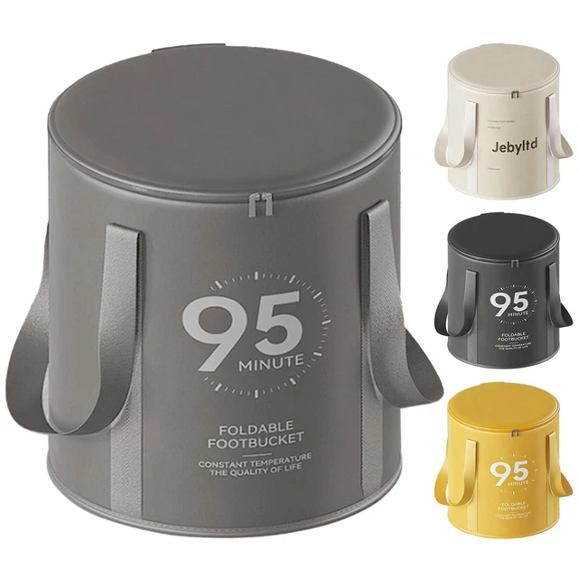 COLLAPSIBLE FOOT BATH Basin Portable Foot Bag Soaking Feet Bath Tub