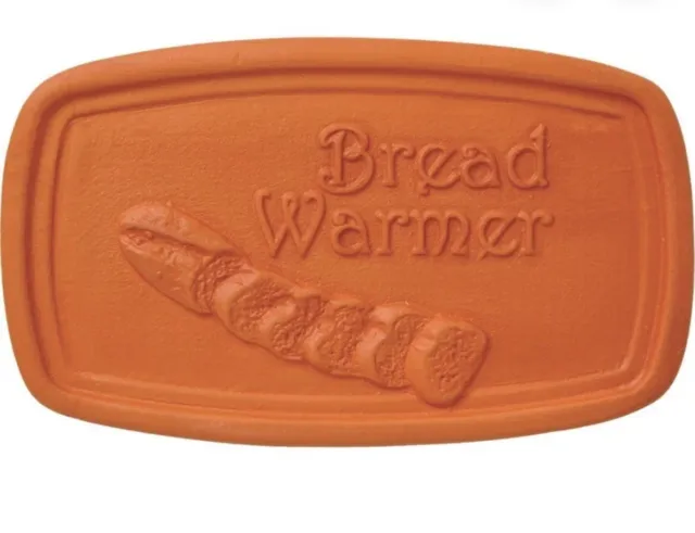 JBK Pottery Ceramic Tile Bread & Bun Warmer Terra Cotta 3” x 5” Tile New In Pkg