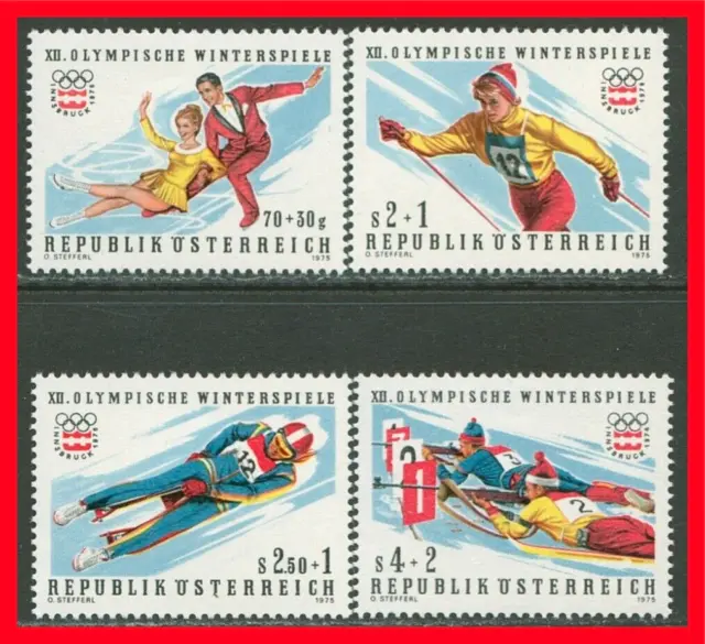 Austria Semi-postal Stamps Scott B335-B338, MNH Complete Set!! A214