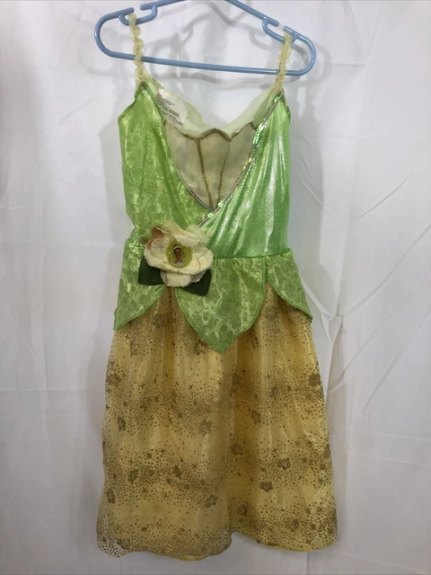 Girl's Disney Tiana Princess & the Frog Dress Up Costume Size Small  4-6x