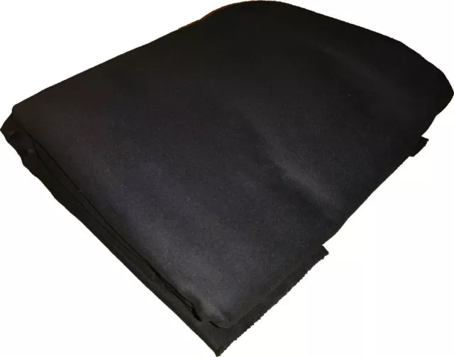 Molton Bühnenmolton 3m x 3m Schwarz Fotohintergrund 300gr Foto Studio Background