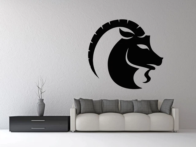 Wall Room Decor Art Vinyl Sticker Mural Decal Zodiac Signs Capricorn VY431