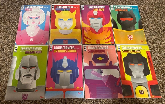 Transformers Best Of Optimus Prime Megatron Shockwave Arcee Grimlock Idw Comics