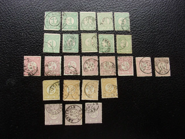 PAYS-BAS - timbre yvert/tellier n° 30/33 obl (A68)