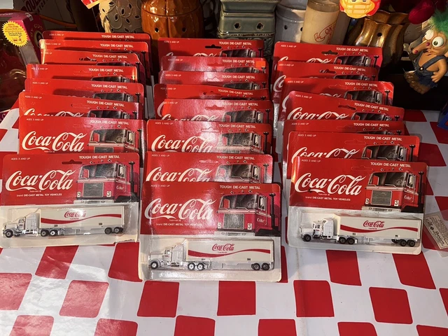 23Vintage 1979 Hartoy 1:64 Coca Cola Semi Truck & Trailer Original Packaging NIB