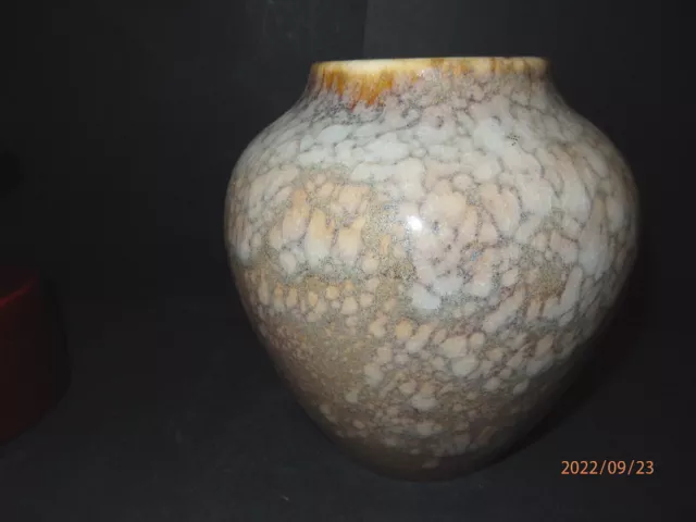 WMF Vase Nr. V 14 Keramik Bodenmarke Kreis+Turm H:17cm D:17cm