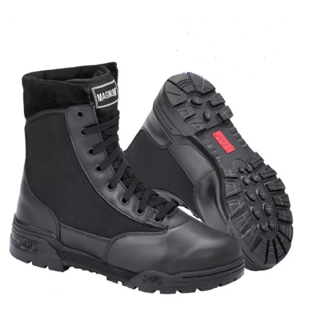 Anfibi Magnum Classic Boots nere collo alto Unisex Indossato da militari Nylex