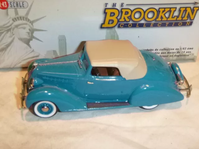 Brooklin models BRK 153, 1936 Hudson Terraplane custom 6 convertible ( Blue ) 2