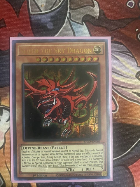 Yugioh Slifer the Sky Dragon Ultra Rare NM-VLP - KICO-EN063 - Kings Court