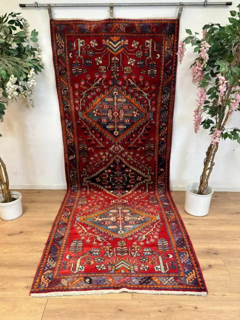 Wunderschöner Handgeknüpfter Perser Orientteppich Bidjar 330x127cm carpet rug