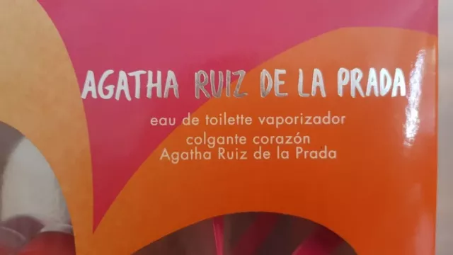 Corazón Agatha Ruiz de la Prada EDT 50ml + Pendant / Colgante. Vintage new item. 2