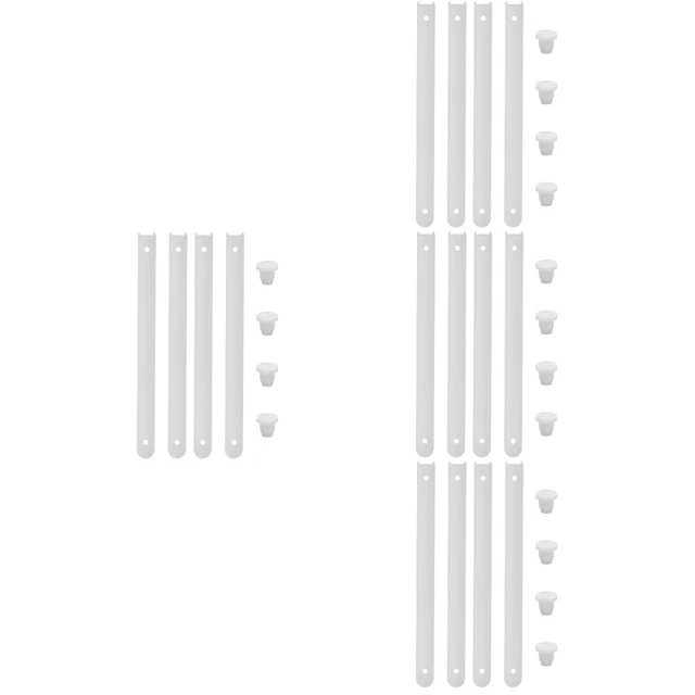 6 Guide DIN In Metallo | 200x35x7.5mm | Per Interruttori E Apparecchi Elettrici | Scanalatura A U